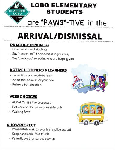 Arrival/Dismissal Expectations